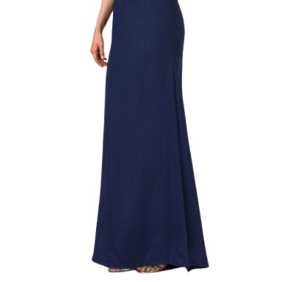 NWT Eureka Fashion 7003 Satin Mother of the Bride Dress Blue size 4XL - Picture 4 of 6